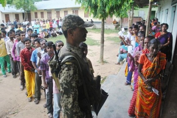 Peaceful polling in Tripura assembly by-election